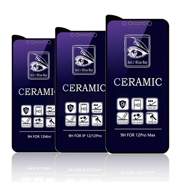 2021 Newest Eye Protection 9H Anti Blue Light Screen Protector Tempered Glass Film for iPhone 12 Pro Max for Samsung A52 A22 4G