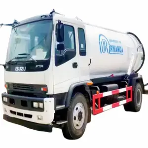 Isuzu 4*2 Vacuüm Vrachtwagen Riolering Zuiging 12000 Liter Vacuüm Riolering Zuiging Tankwagen Te Koop