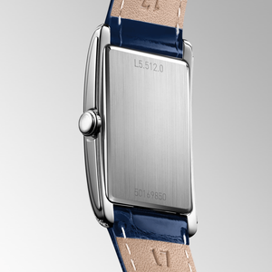<b>Automatic</b> Mechanical <b>Wristwatch</b> with Diamond Bezel Roman Numerals Dial and Leather Strap Longinesing - Product Image 4