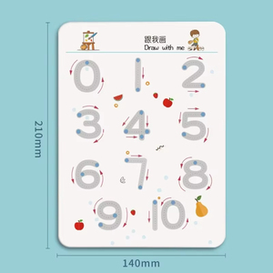 Wholesale Montessori Reusable Tracing Workbook Magical Educational Writing Children Pen Control <b>Training</b> Calligraphy Copybook - Product Image 5