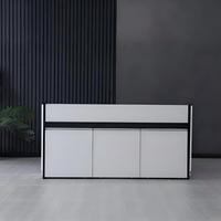 Console de salle de contrôle personnalisable en forme d'arc, bureau de travail combiné, table de commande, console de surveillance pour centre de commandement
