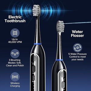 <span class=keywords><strong>Mejor</strong></span> Venta De fábrica cuidado bucal dientes Flosser agua Flosser limpieza profunda 330ML impermeable <span class=keywords><strong>cepillo</strong></span> de dientes <span class=keywords><strong>eléctrico</strong></span> <span class=keywords><strong>con</strong></span> agua Flosser - Product Image 2