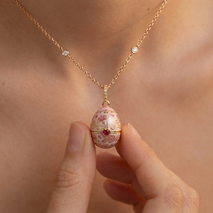 Nuovo Arrivo: <span class=keywords><strong>Collana</strong></span> con Ciondolo a Cuore in Ottone Placcato Oro 14K, Smalto dai Tonalità Polverose e Strass, Regalo <span class=keywords><strong>per</strong></span> <span class=keywords><strong>la</strong></span> <span class=keywords><strong>Festa</strong></span> <span class=keywords><strong>della</strong></span> <span class=keywords><strong>Mamma</strong></span> - Product Image 2