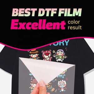 High Quality DTF Printer <b>Film</b> Paper 60cm 30cm Hot Sale <b>Reflective</b> Clothing OEM ODM Kids Clothing Heat Transfer PET Roll 99% - Product Image 2