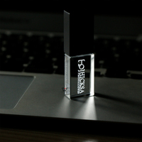 Grosir stik memori USB Flash 8GB 16GB 32GB 64GB akrilik USB Flash Drive