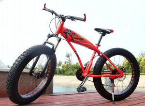 Bicicleta Helliot de 26 Pulgadas con Llantas para Nieve, Arena y Montaña, 7 Velocidades, 21 Velocidades, Fat Extreme - Product Image 4
