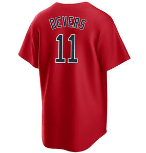 Genähte amerikanische Baseball-Trikots <span class=keywords><strong>2</strong></span> Justin Turner 5 Enrique Hernandez 11 Devers Akzeptieren Benutzer definiert - Product Image 6