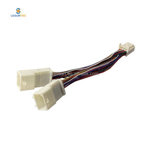 Lesun 사용자 정의 차량 디스크 1/2 변환 케이블 조립 상자 케이블 도요타 와이어 하네스 자동차 자동차 배선 하네스 - Product Image 1