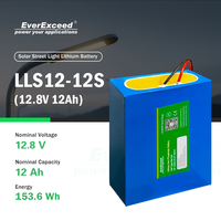 Lampu Jalan Tenaga Surya Langsung dari Pabrik Baterai Lithium Ion LiFePO4 12Ah 12.8V Deep Cycle BMS 6000 Siklus untuk Penerangan Luar Ruangan