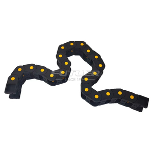 รางเคเบิลแบบโซ่พลาสติกไนลอนรูปตัว S สำหรับร้อยสายไฟแบบหมุนได้ - Product Image 1