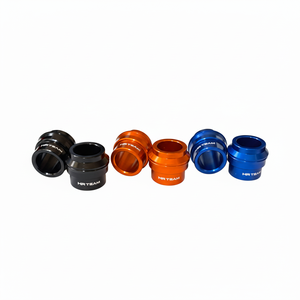 Distanziali ruota posteriore Husaberg TE 300 11-14 20mm e 15mm in lega arancione e alluminio con finitura cromata - Product Image 1