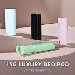 Luxury 15g 50g 75g Customized Empty Sunscreen Lotion Oval PP <b>Plastic</b> Deodorant <b>Tube</b> Container with Screen Printing - Product Image 4