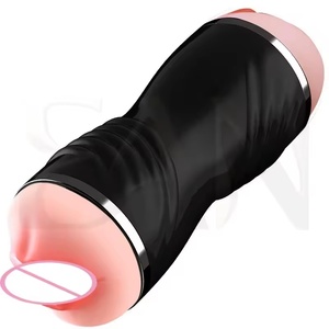 Masturbateur masculin double tête, vagin réaliste, gode, étanche IPX7, couleur chair, jouet sexuel pour hommes - Product Image 6