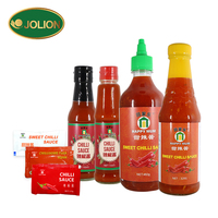 Sauce pimentée Sriracha en gros, extrait de piment thaïlandais en bouteille souple, sauce chili épicée