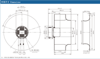 Ventilateur centrifuge EC B3P560-EC137-100 380V 50/60HZ (pales en aluminium) pour la climatisation de précision des centres de données OEM