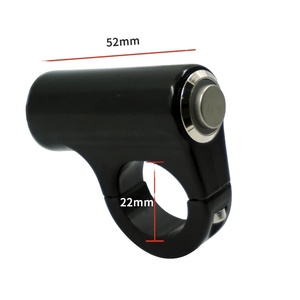 YHMOTO Universal 7/8" 22mm Handlebar Switch Horn Fog Light Turn Signal on Off Button for <b>ATV</b> <b>UTV</b> Scooter Snowmobile - Product Image 1