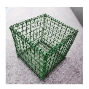 Lồng Kích Thước 1M X 1M X 1M Màu Mạ Kẽm Mạ Kẽm Hàn <span class=keywords><strong>Gabion</strong></span> Lồng Cảnh Quan Tường <span class=keywords><strong>Gabion</strong></span> Hộp 5.5 Đường Kính Dây - Product Image 1
