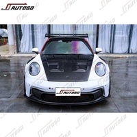 Kit carrosserie en fibre de carbone sèche, vente chaude usine, pour Porsche 911 992 19-24 Carrera 4S Cabriolet Turbo Targa GT2 RS GTS, mise à niveau GT3 RS