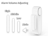 Capteur d'Alarme de Fenêtre et Porte Intelligent TUYA Wifi Google Assistant Capteur Magnétique Sans Fil pour Portes