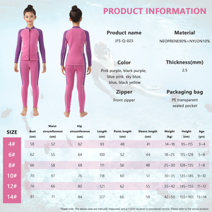 Wholesale/Sample Order Custom Children's 3.5mm Fleece-Lined CR Neoprene Waterproof Spearfishing <b>Wetsuit</b> Super Tight Fit All Q-02 - Product Image 4