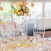Support à fleurs en acrylique transparent de luxe de haute qualité, décoration de mariage, centre de table, 40 cm