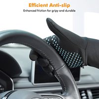 Gants personnalisés pour homme, légers, en polyester, pour l'hiver, le sport, la course à pied, la protection en plein air, avec écran tactile