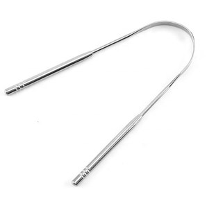 Nettoyeurs de langue en acier inoxydable chirurgical de qualité supérieure, gratte-langue en acier inoxydable 304 - Product Image 4