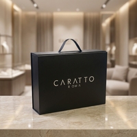 Boîte cadeau rectangulaire en carton avec logo personnalisé et poignée en ruban, fabriquée en Chine pour les entreprises, le shopping et la présentation en magasin