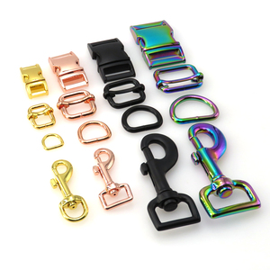 Sản Xuất Kim Loại Phần Cứng D Vòng <span class=keywords><strong>Side</strong></span> Phát Hành Kim Loại Khóa Snap Móc Cho Pet Cổ Áo Dây Xích - Product Image 4