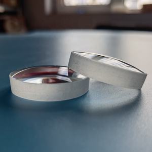 Lente de vidrio óptico convexo con recubrimiento antireflectante, lente esférica plana convexa a 550nm/650/750nm - Product Image 5