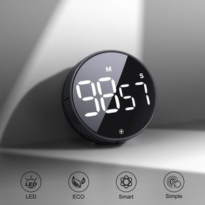 2025 New Plastic Manual Electronic Touch Control Kitchen <b>Timer</b> LED Display Rechargeable Battery Eco-Friendly ABS 1-6 Hours - Product Image 2
