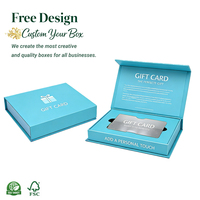 Boîte à cartes cadeaux portable haut de gamme, étanche, avec doublure en éponge, revêtement UV, matériaux recyclés, design écologique et réutilisable