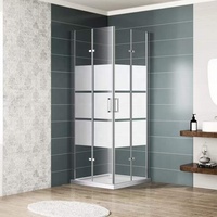 Cabine de douche de luxe en acier inoxydable, Led à vapeur, salles de douche en verre Transparent, les plus populaires