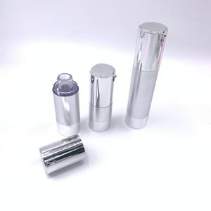 Botella de Plástico para Mascotas, al por Mayor, de Lujo, para Cosméticos, con Pulverizador al Vacío, Bomba Dosificadora de Suero, Botella de Loción de 30 ml, Botella de Plástico Dorada - Product Image 1