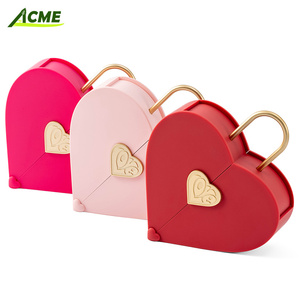 Caja de Joyería de Plástico Transparente <span class=keywords><strong>Fosforescente</strong></span> a Prueba de Agua, Caja de Regalo Rosa para Novia y Enamorados - Product Image 1