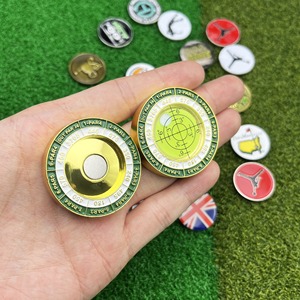Portable Metal <b>Golf</b> Ball Marker With Level Green Slope Indicator Cap Clip For <b>Golf</b> Training Equipment - Product Image 2
