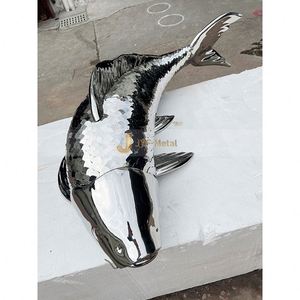 Escultura Art Deco de Acero Inoxidable Pulido Personalizada ANW061 para Proyectos de Ingeniería de Decoración Comercial y Exterior, Hecho en China - Product Image 3