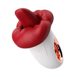 Kovida - Stimulateur de Clitoris et de Mamelon pour Femme - Masseur à Ventouse - Vibrateur à Ventouse Rose - Grande Bouche - Langue Artificielle - Vibrateur - Jouets Sexuels - Product Image 1