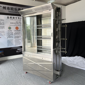 فرن دوار أوتوماتيكي للدجاج يعمل بالغاز من ليبرمان، شواية دجاج غازية دوارة عمودية تجارية شعبية ورخيصة - Product Image 4