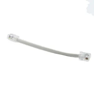 130m/roll telepon RJ12 kabel datar 6 Core Transfer Data CAT 6 Cat6 kabel Rj11 6p2c kotak ekstensi 2 kabel lapisan timah 30 Mwmax