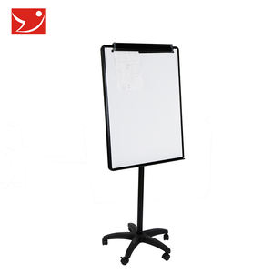 Tableau blanc magnétique à hauteur réglable Tableau d'affichage effaçable à sec en métal avec trombones pour l'enseignement et les réunions - Product Image 3