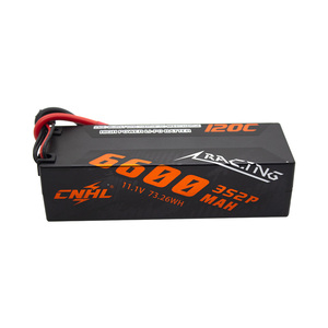 HardCase 6600MAH 11.1V 3S 120C CNHL Racing Series Baterai Lipo dengan Steker Deans untuk Mobil RC - Product Image 2