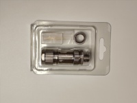 Neuer Original M12 8P X-Typ Gerader Crimp-Elektroadapter mit Vollmetall-Stecker und Außengewinde für HF-Anwendungen