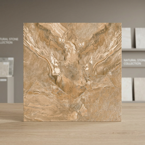 For Living Room Modern Brown Design 600x600mm Indoor Tiles 24x24 Polished Porcelain Marble Look 60x60 Granite Tiles - Product Image 1
