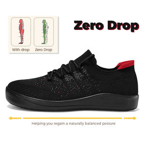 Chaussures pieds nus pour hommes, baskets à bout large pour la marche et le <span class=keywords><strong>fitness</strong></span>, grande taille 48, décontractées, respirantes, légères, type chaussettes - Product Image 4