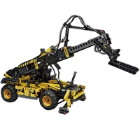 Mold King 19009, Kit de Bloques de Construcción de Montacargas Telescópico de Plástico ABS a Escala 1:32, Tema de Camiones, Juguete Educativo para Mayores de 8 Años, Regalo de Navidad