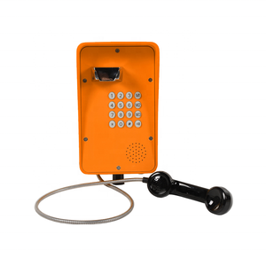 Station d'appel murale à clavier Safe-<span class=keywords><strong>Orange</strong></span> pour projets extérieurs (tunnel, autoroute, port) – Téléphone industriel étanche pour usine - Product Image 2
