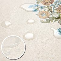 Nappes imperméables, nappes en plastique résistantes aux taches et à l'huile, couvre-table en PVC pour une utilisation intérieure et extérieure au printemps