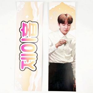Hot Sales Hand Paper <b>Banner</b> Star Slogan Customized Printed Concert Kpop Paper <b>Banner</b> with Reflective - Product Image 5