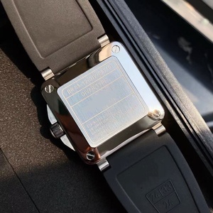 Montre mécanique automatique carrée pour hommes en acier inoxydable lumineux étanche 42mm BR0392 Mouvement Seikos - Product Image 5